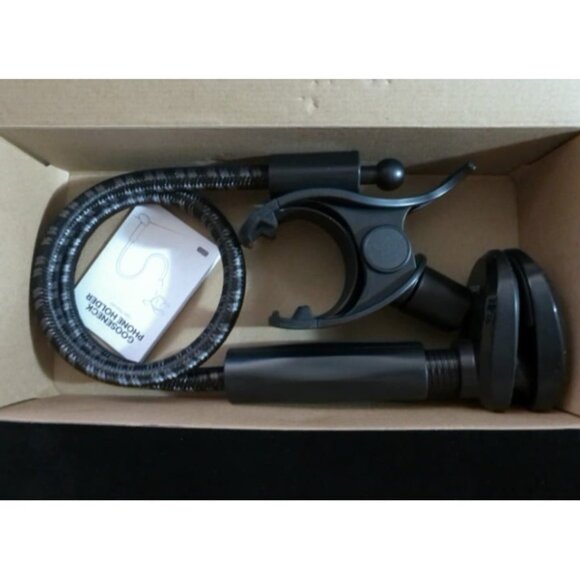 Gooseneck Phone Holder Bed - [Nylon Braided] Flexible Arm, 38inch Overall Length - Picture 2 of 2